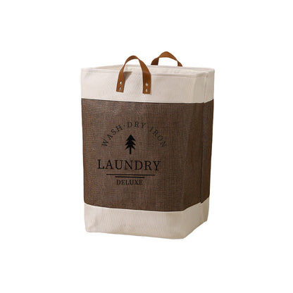 Large Capacity Foldable Clothes Storage Basket with Handles