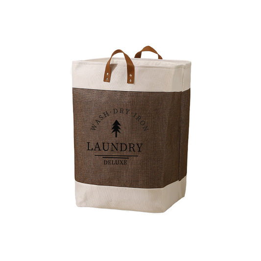 Large Capacity Foldable Clothes Storage Basket with Handles