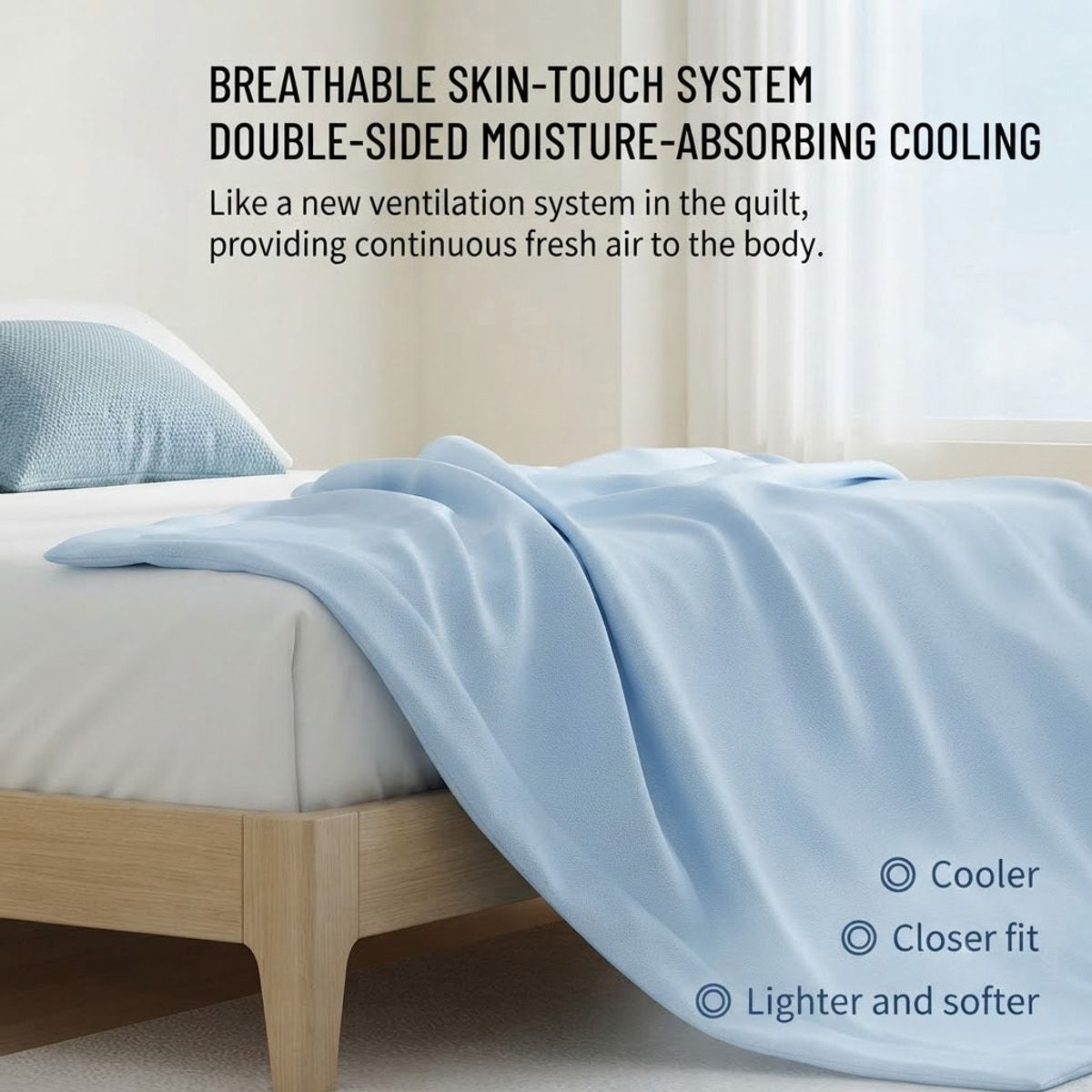 Knitted Cotton Summer Quilt for Hotel Guest Rooms – Product View 10