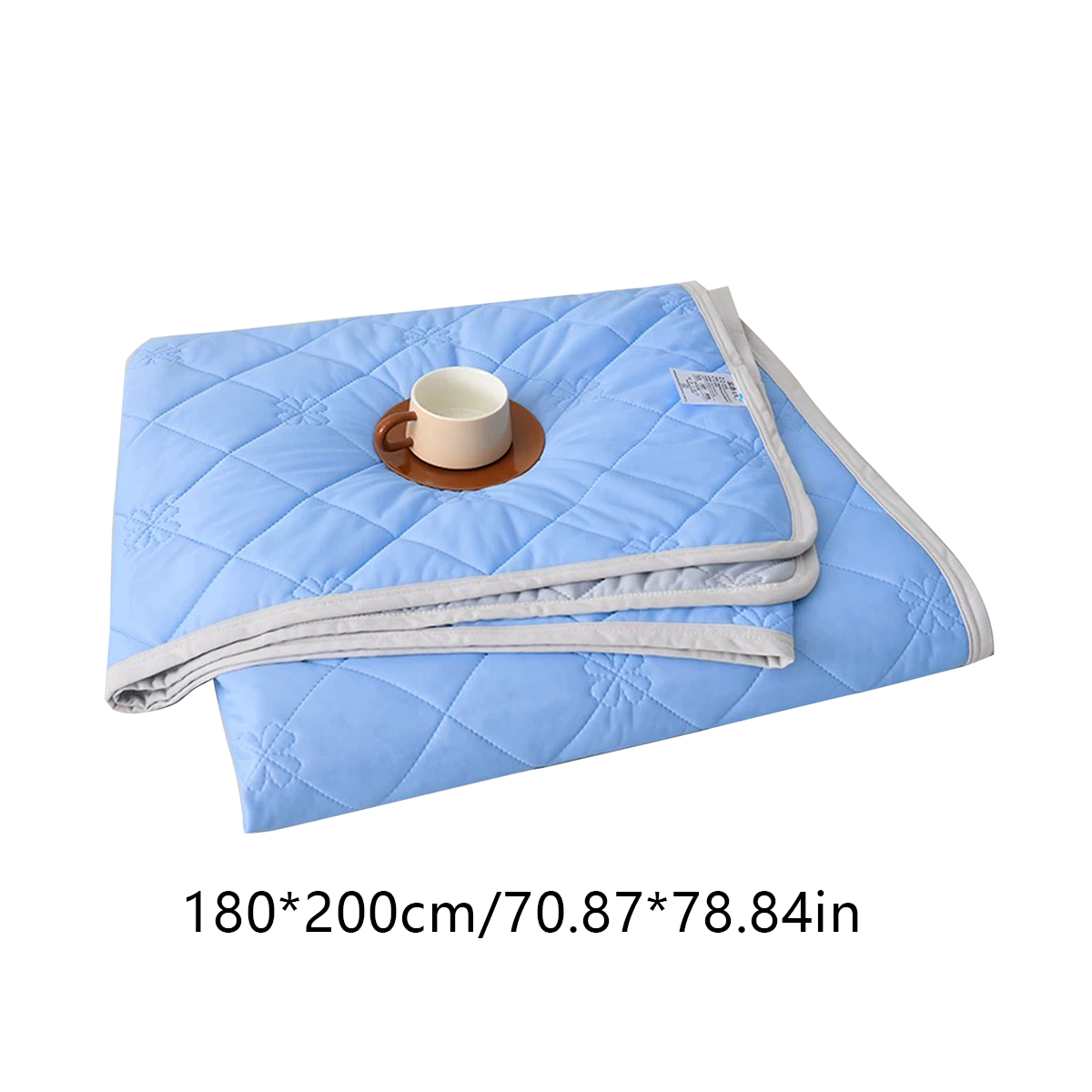 Lightweight Hotel Guest Bed Quilt 180 x 200cm – Product View 3