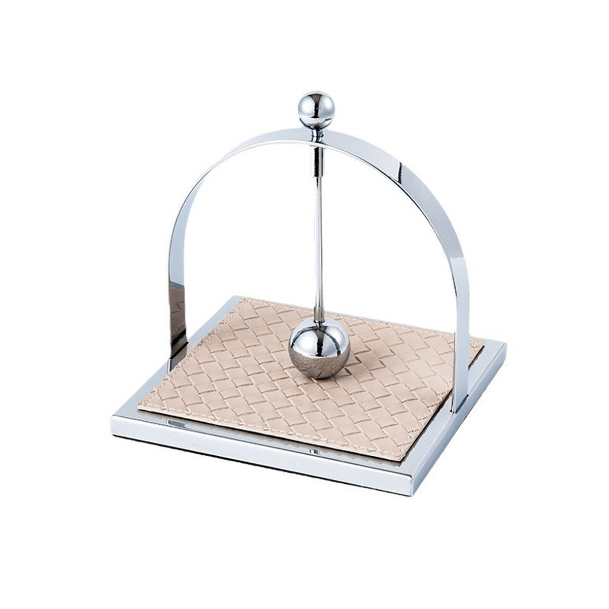 Stainless Steel Square Tabletop Tissue Holder for Kitchen Cafe Restaurant