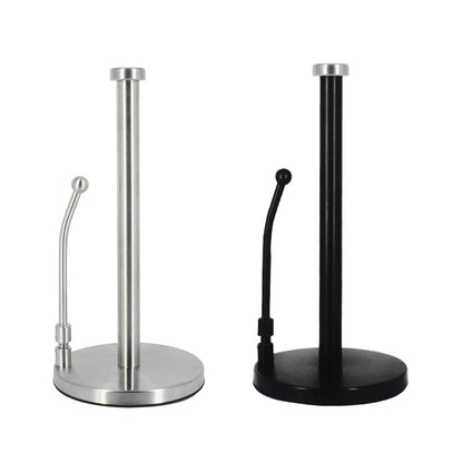 Stainless Steel Spring Paper Towel Holder Countertop