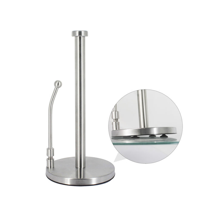 Steel Paper Towel Holder with Spring Arm