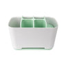 Toothbrush Holder with Detachable Storage — Green