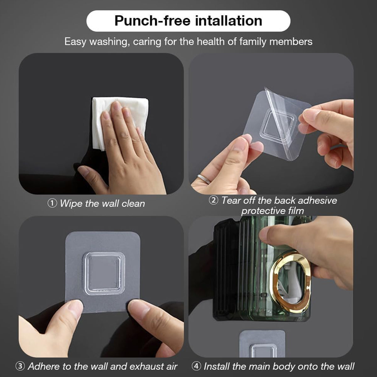 Automatic Toothpaste Dispenser in 3 Colours – Product View 5