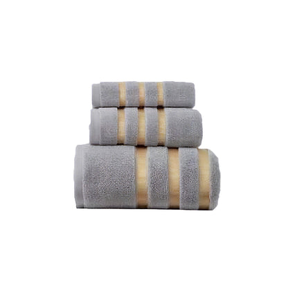 3 Pcs Hotel Bath Towel Set in Grey or White – Product View 13
