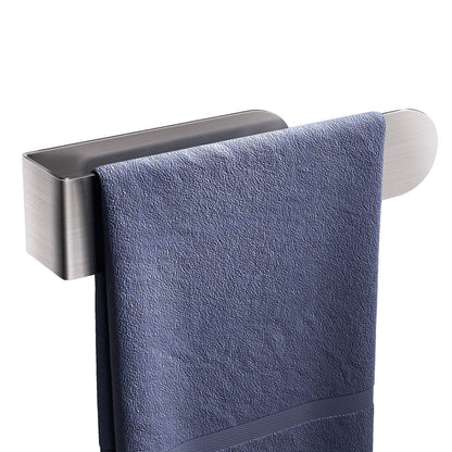 Stainless Steel Towel Bar Rack Bath Towel Holder Wall Mounted Bathroom Organizer