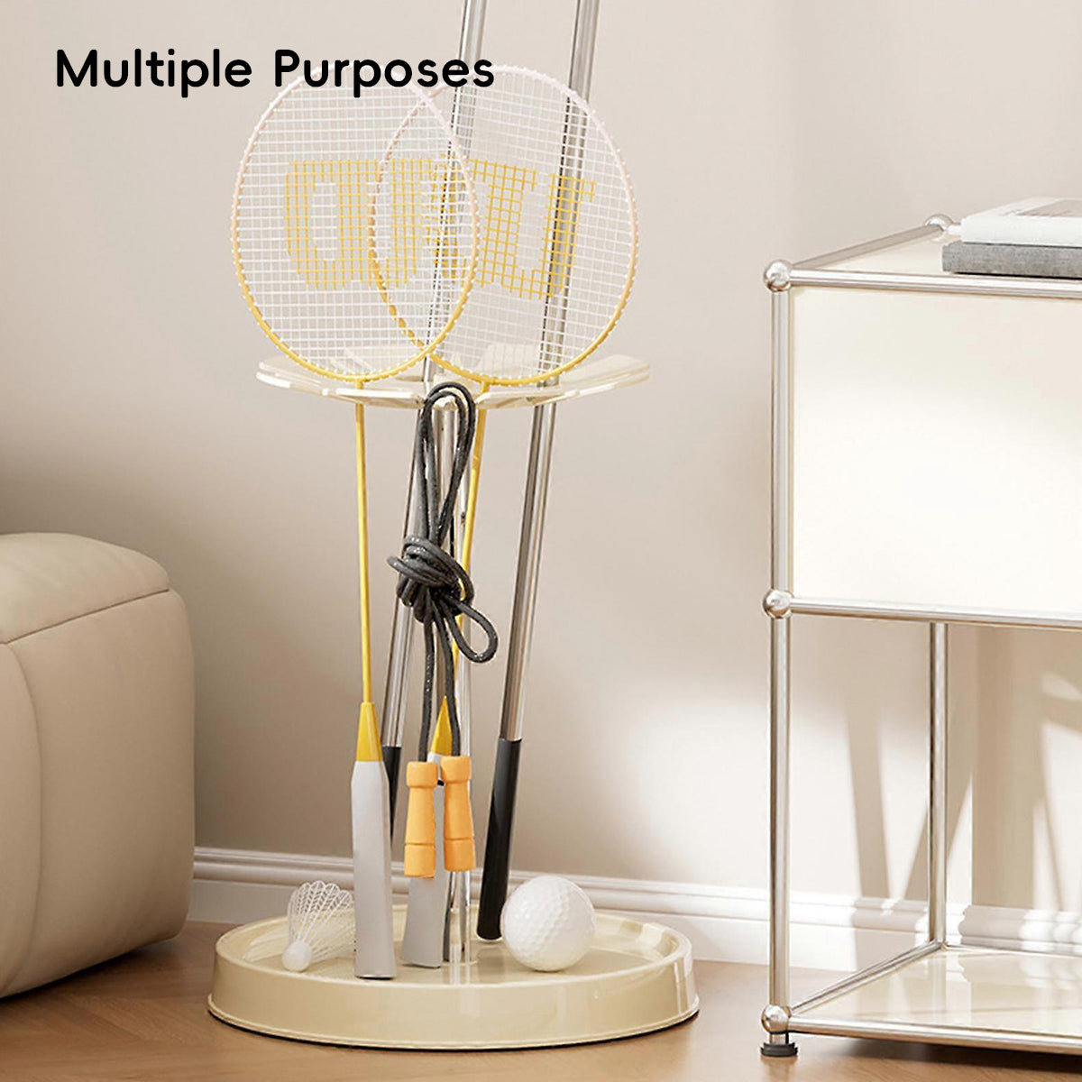 6-Slot Umbrella Storage Rack with Drain Tray Entryway