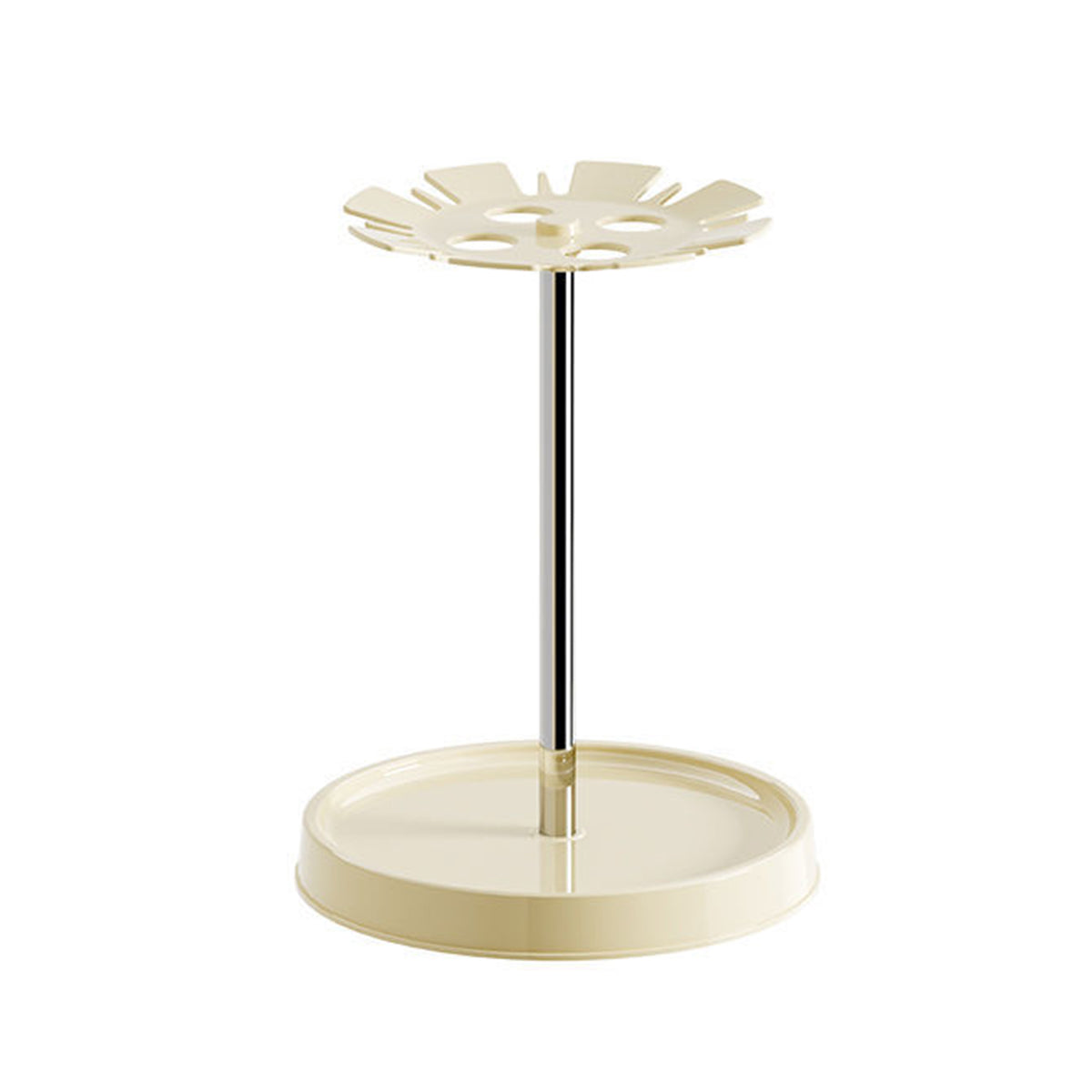 6-Slot Umbrella Storage Rack with Drain Tray Entryway