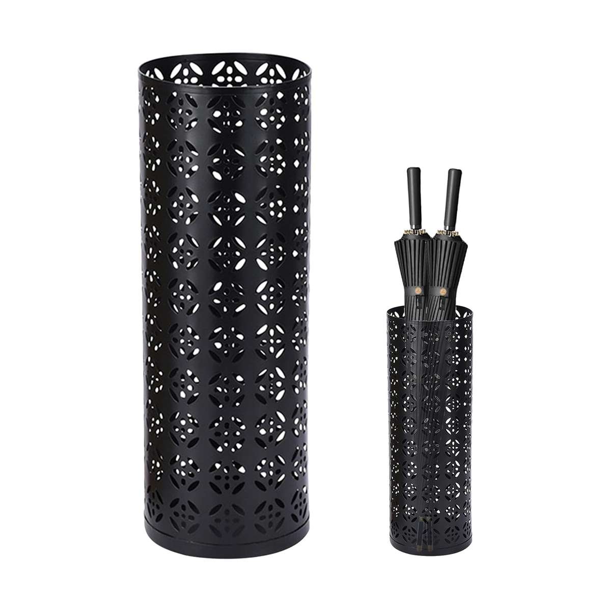 Black Metal Umbrella Stand for Hotel Lobbies