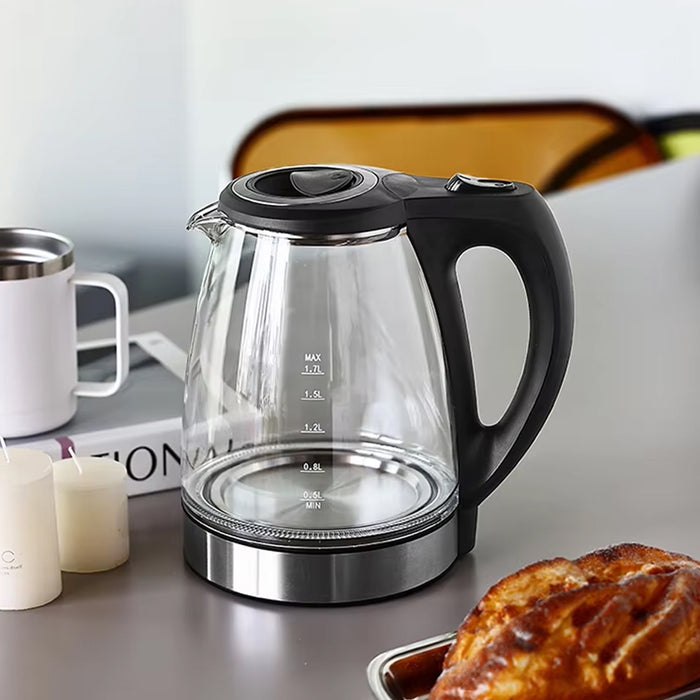 Glass Electric Kettle with 1.7 Litre Capacity