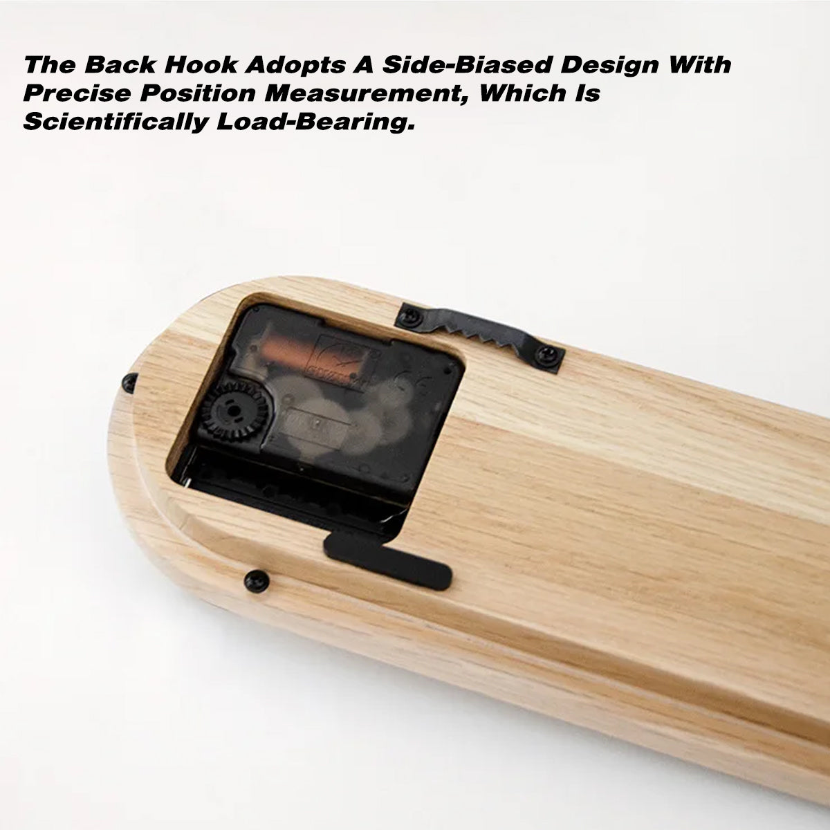 Modern Solid Wood Wall Clock Decorative Home Clock for Living Room Bedroom AU