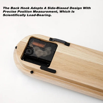 Modern Solid Wood Wall Clock Decorative Home Clock for Living Room Bedroom AU
