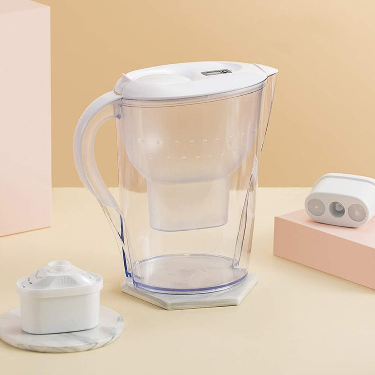 3.5L White Water Filter Jug for Hotel Rooms – Product View 7