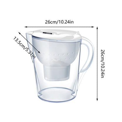 3.5L White Water Filter Jug for Hotel Rooms – Product View 3