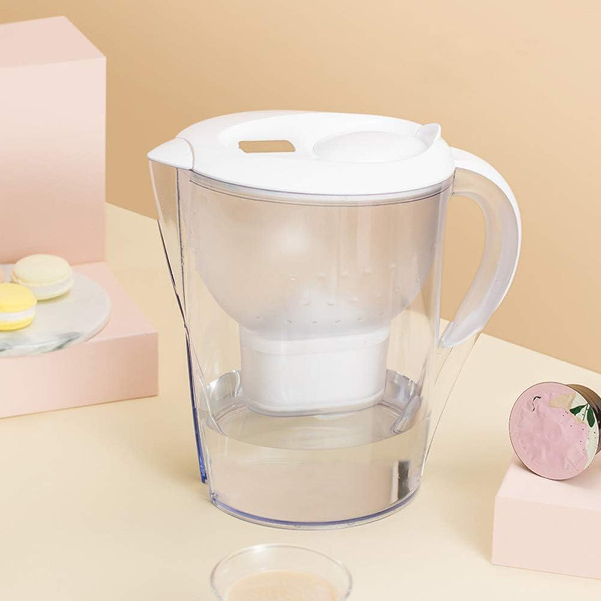 3.5L White Water Filter Jug for Hotel Rooms – Product View 4