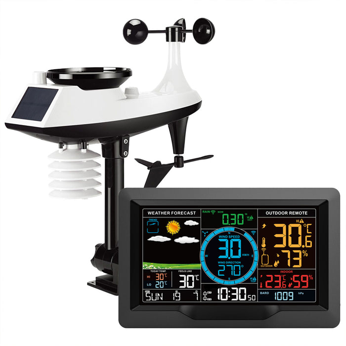 7-in-1 Weather Station with Wind and Rainfall