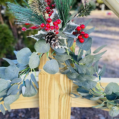 Artificial Eucalyptus Garland 2m Green Vine Fake Plant Home Decoration Rattan