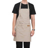Neck Strap Apron for Hotels and Restaurants — Beige