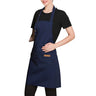 Neck Strap Apron for Hotels and Restaurants — Dark-Blue