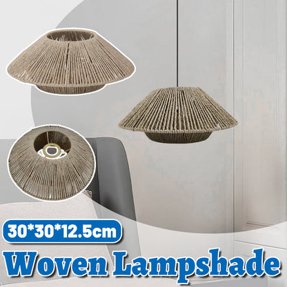 Woven Paper Rope Lampshade for Ceiling Pendant Light