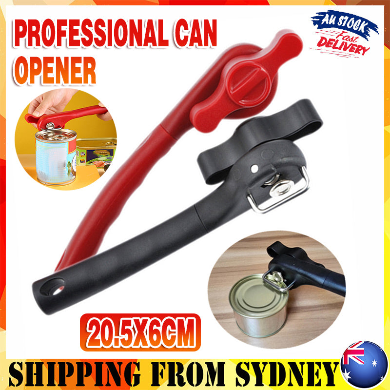 Smooth Edge Manual Can Opener Stainless Steel Safe Side Cut