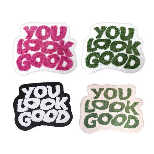 Absorbent Non Slip Letter Flocking Home Carpet Floor Mat Bed Blanket Bedroom Rug