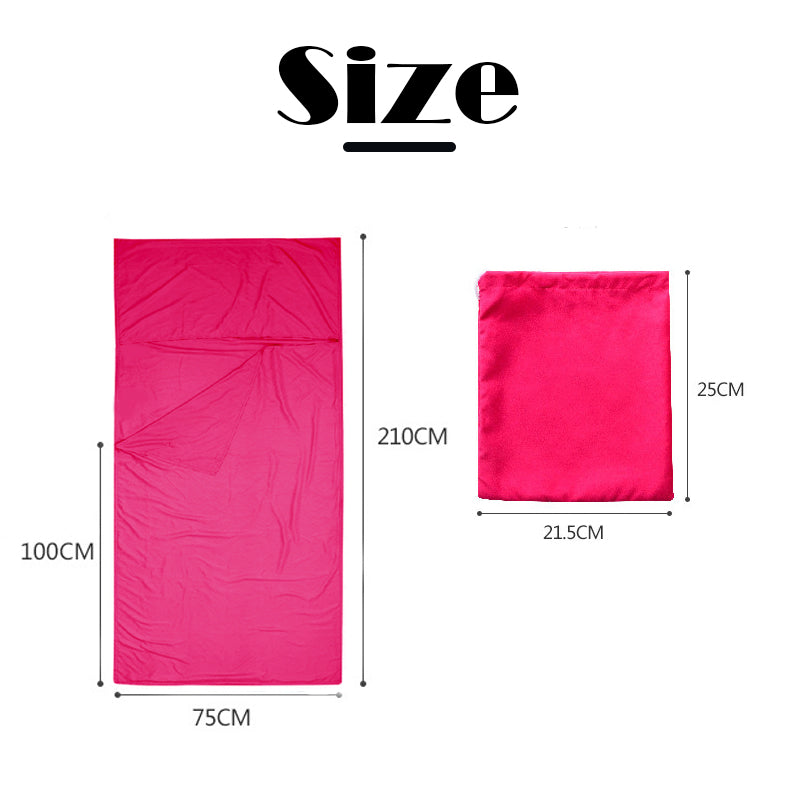 Silky Sleeping Bag Liner for Camping Hiking Hostel Travel Sheet