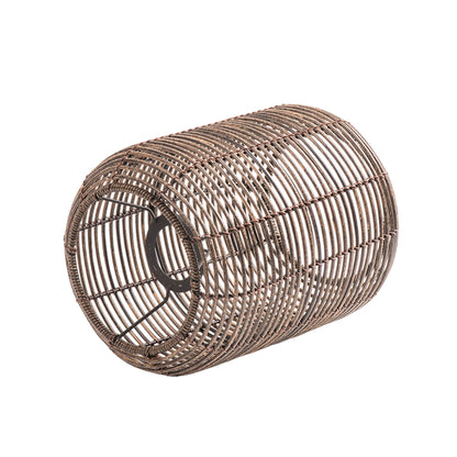 Vintage Rattan Woven Pendant Lampshade Boho Ceiling Light