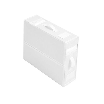 Fabric Storage Box Bedding Organizer with Clear Window 38x32cm
