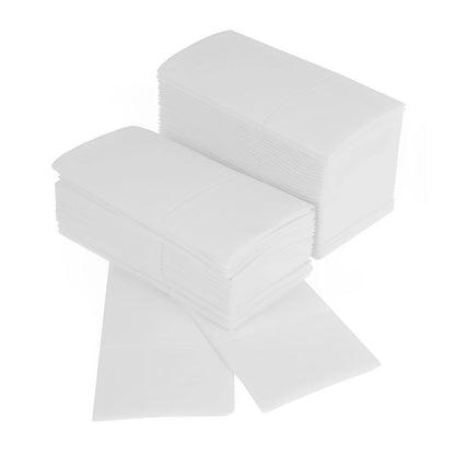 50/100PCS Disposable White Napkin Set Knife Fork Holder for Party Banquet Table