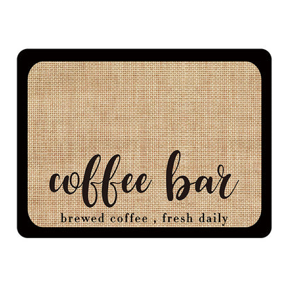Super Draining Dish Drying Mat Quick Dry Coffee Kitchen Bathroom Tableware Pad