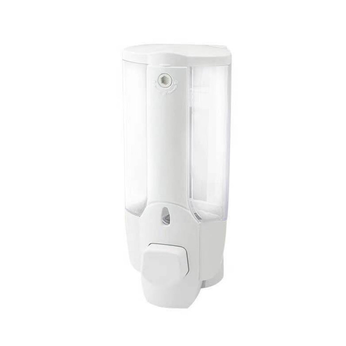 Wall-Mounted Manual Soap Dispenser 350ml Transparent ABS