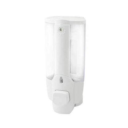 Wall-Mounted Manual Soap Dispenser 350ml Transparent ABS