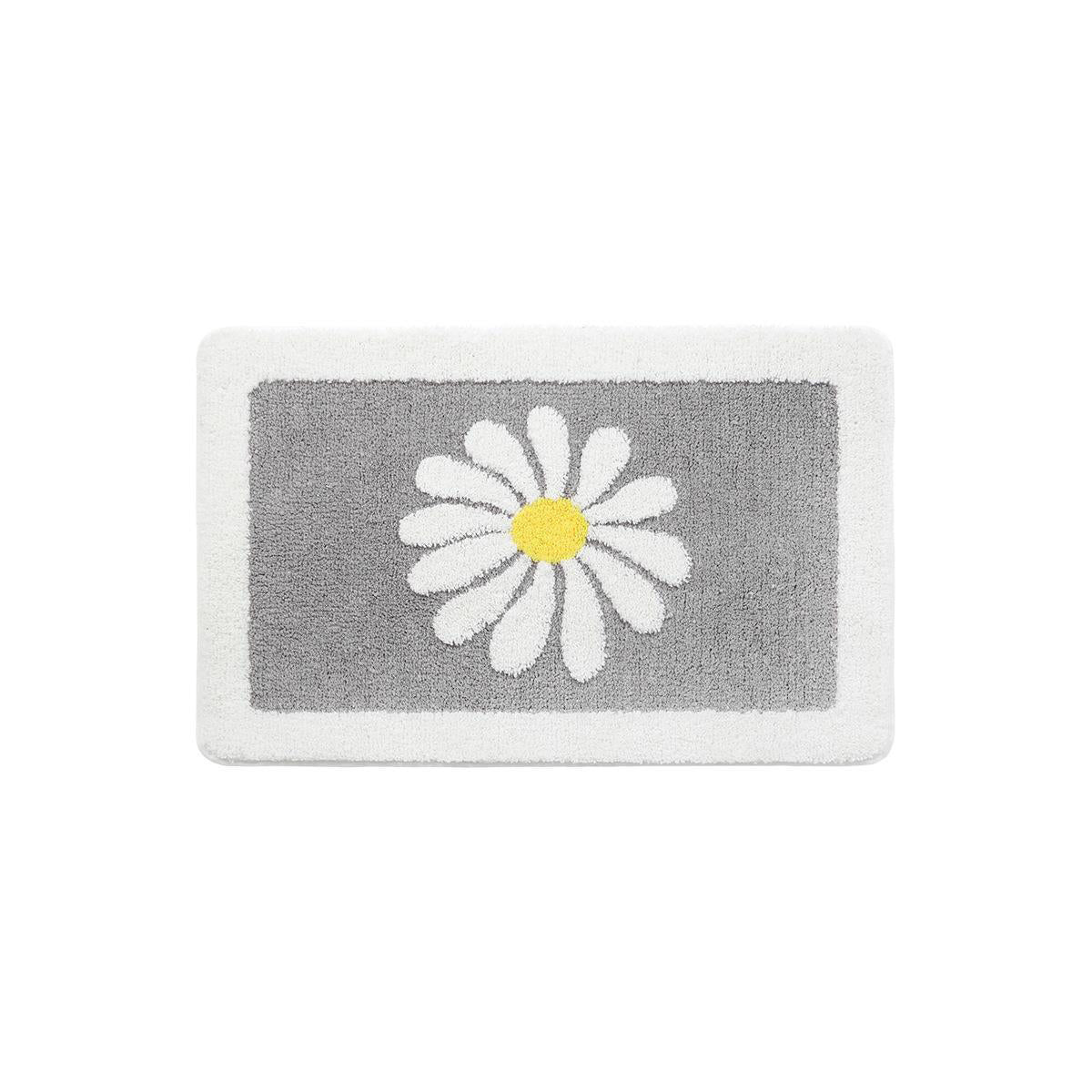 Non-Slip Faux Cashmere Bath Mat 80x50cm Water Absorbent