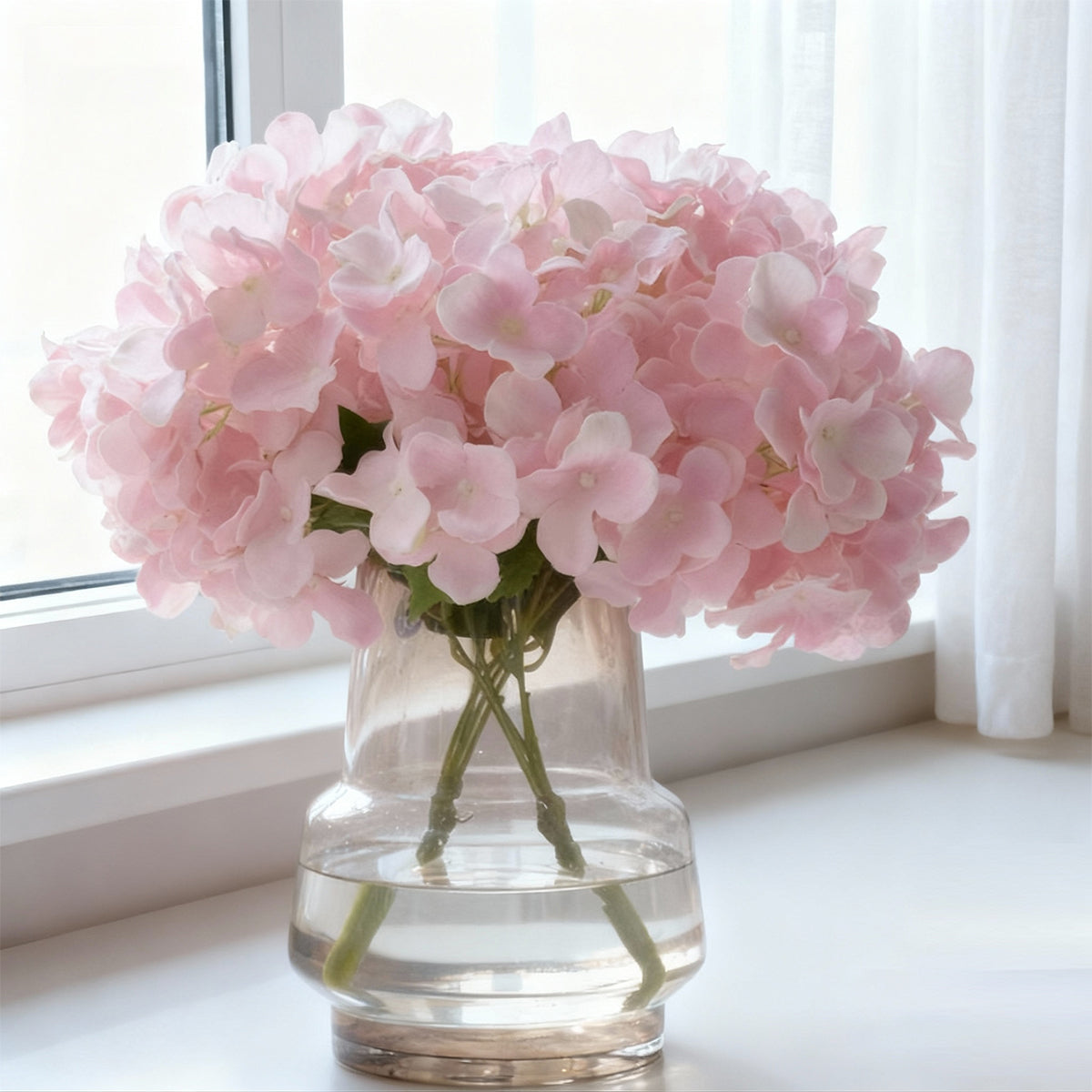 Artificial Hydrangea Bouquet 3pcs Silk Flowers Home Wedding Decor