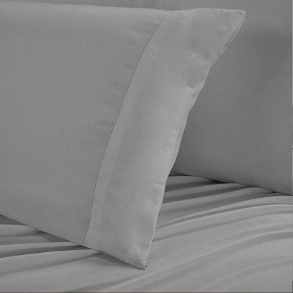 4 Piece Fitted Sheet Bedding Set Soft Wrinkle Resistant