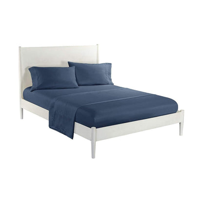 4 Piece Fitted Sheet Bedding Set Soft Wrinkle Resistant