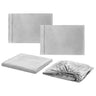 4 Pcs Bed Sheet Set with Matching Pillowcases — Grey / Queen