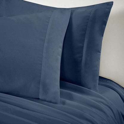 4 Piece Fitted Sheet Bedding Set Soft Wrinkle Resistant
