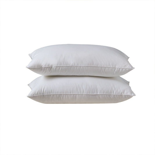 White Hotel Bed Pillow Insert 48x74cm Polyester Fibre