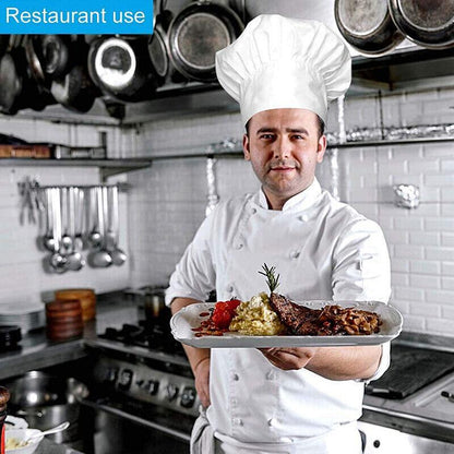Chef Hat Adjustable Kitchen Cook Cap for Restaurants