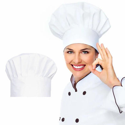 Chef Hat Adjustable Kitchen Cook Cap for Restaurants