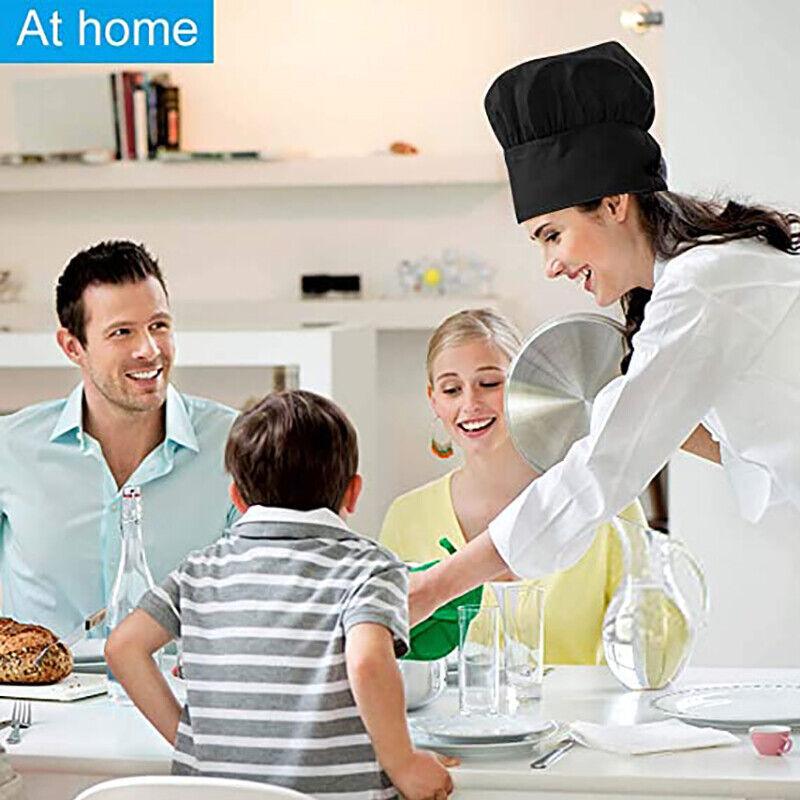 Chef Hat Adjustable Kitchen Cook Cap for Restaurants