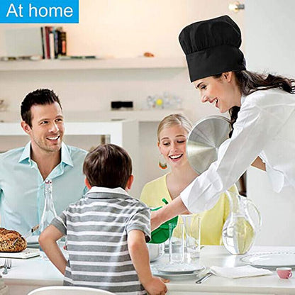 Chef Hat Adjustable Kitchen Cook Cap for Restaurants