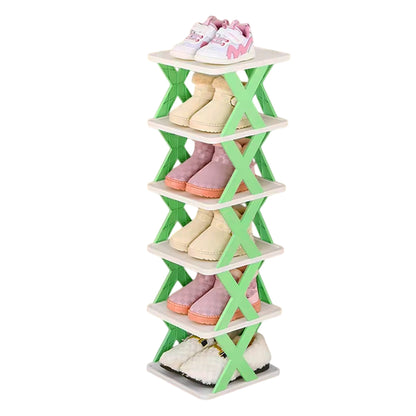 6/7 Tier Shoe Rack Space Saving Small Shoe Cabinet Storage Shelf Organizer AU