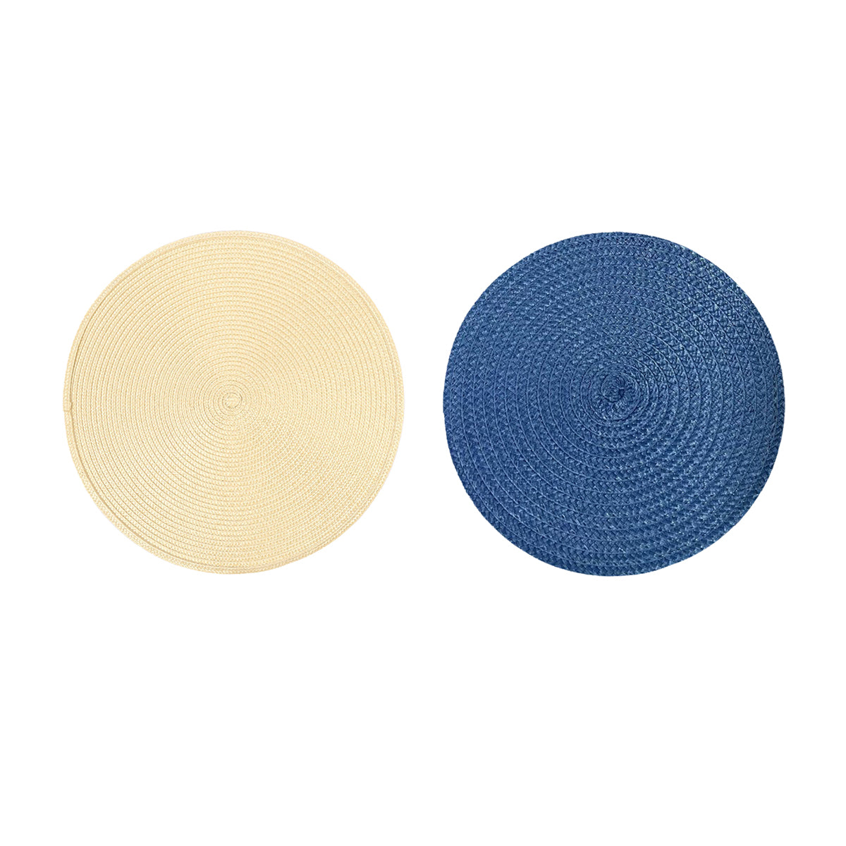 4 Pcs Round Woven Placemats Heat Insulation Table Mats
