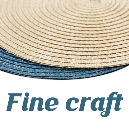 4 Pcs Round Woven Placemats Heat Insulation Table Mats
