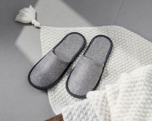 Custom Hotel Slippers – Fangma – grey