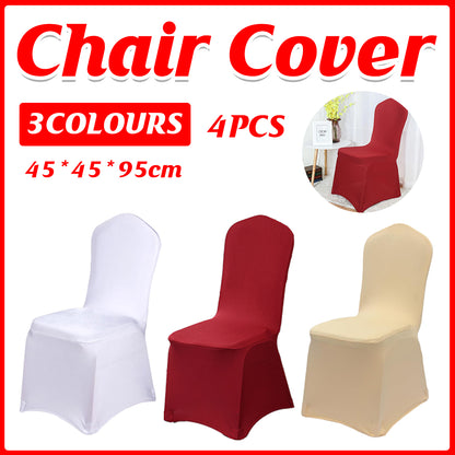 4 Pcs Universal Elastic Chair Covers for Banquet Decor